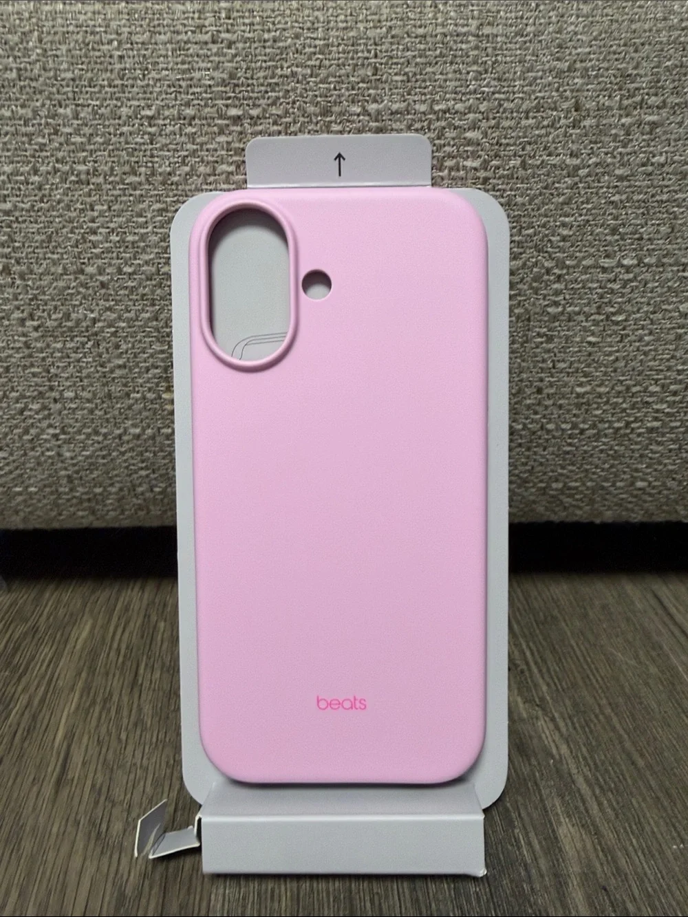 iPhone 17 Beats by Dre Pink Silicone Case with MagSafe & Camera Control